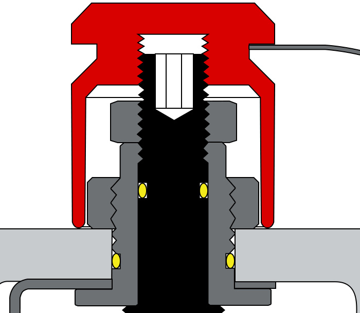 Mercer non rising stem